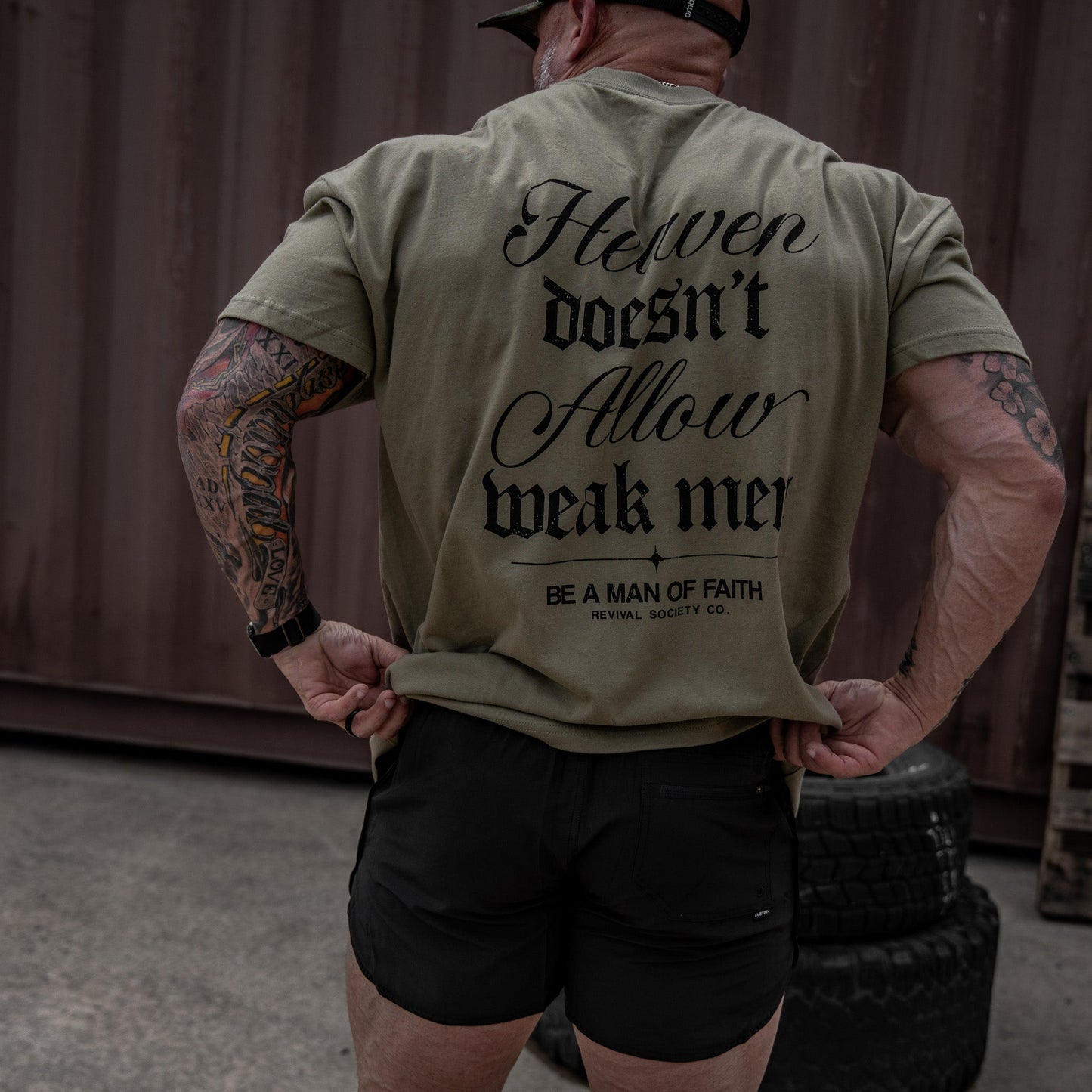 Heaven Doesn't Allow Weak Men Men's T-Shirt
