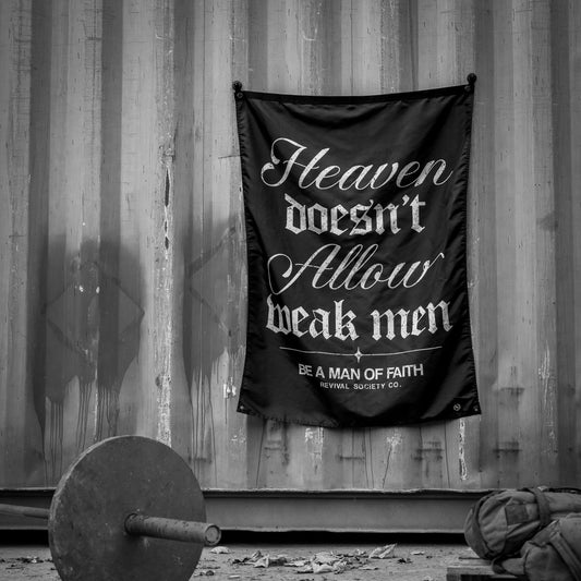 Heaven Doesn't Allow Weak 4'x3' Flag