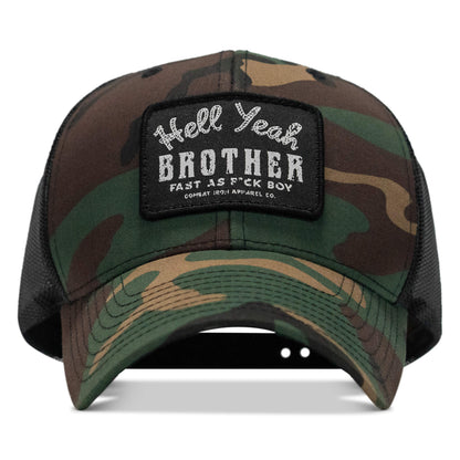 Hell Yeah Brother Patch Snapback Hat