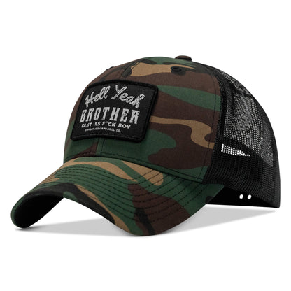 Hell Yeah Brother Patch Snapback Hat