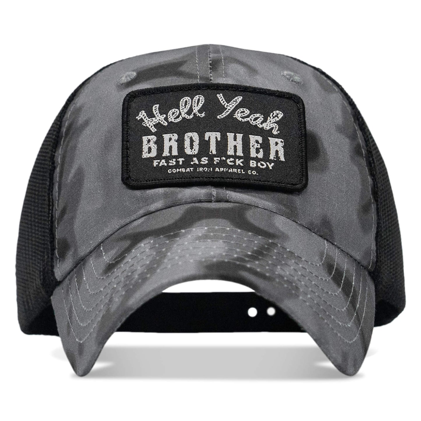 Hell Yeah Brother Patch Tactical Ripstop Mesh Snapback Hat