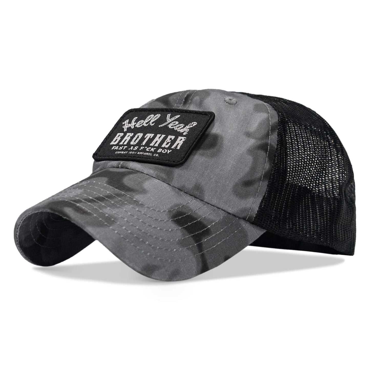 Hell Yeah Brother Patch Tactical Ripstop Mesh Snapback Hat