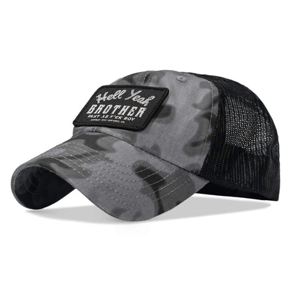 Hell Yeah Brother Patch Tactical Ripstop Mesh Snapback Hat