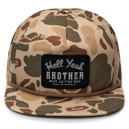 Hell Yeah Brother Flatbill SnapBack Hat