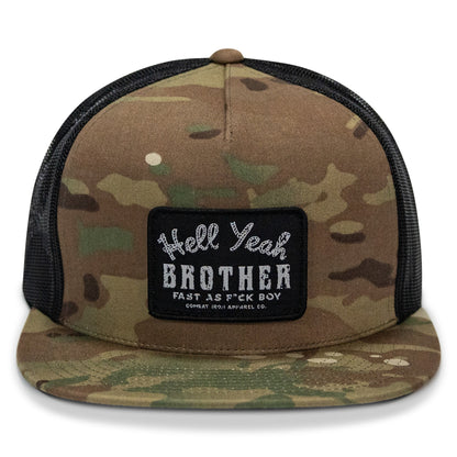 Hell Yeah Brother Flatbill SnapBack Hat