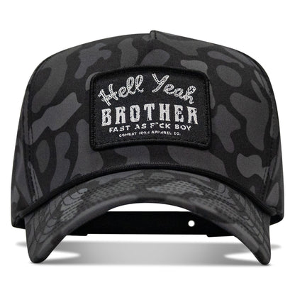 Hell Yeah Brother Patch 5 Pannel Rope Snapback
