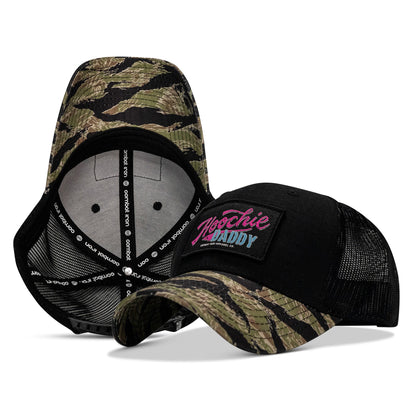 Hoochie Daddy Retro Script Patch Original Ripstop Snapback Hat