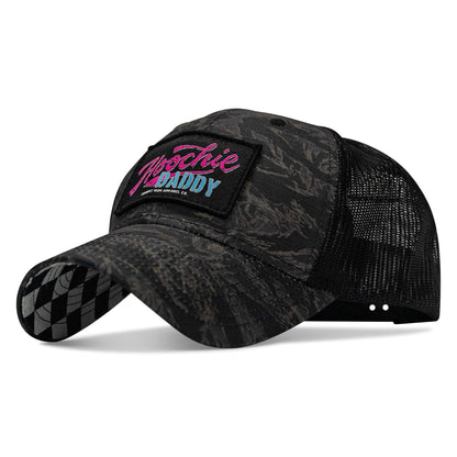 Hoochie Daddy Retro Script Patch Original Ripstop Snapback Hat