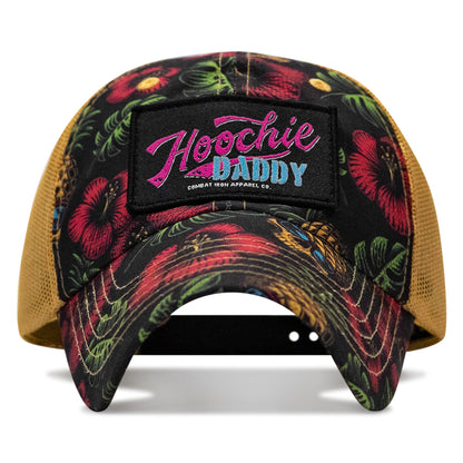 Hoochie Daddy Retro Script Patch Ripstop Tactical Mesh Snapback Hat