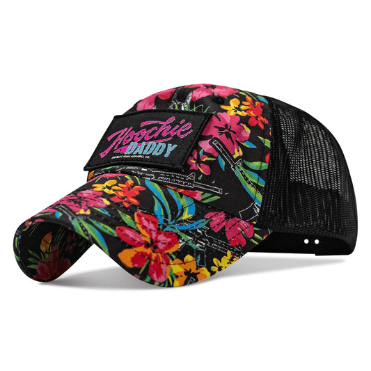Hoochie Daddy Retro Script Patch Ripstop Tactical Mesh Snapback Hat