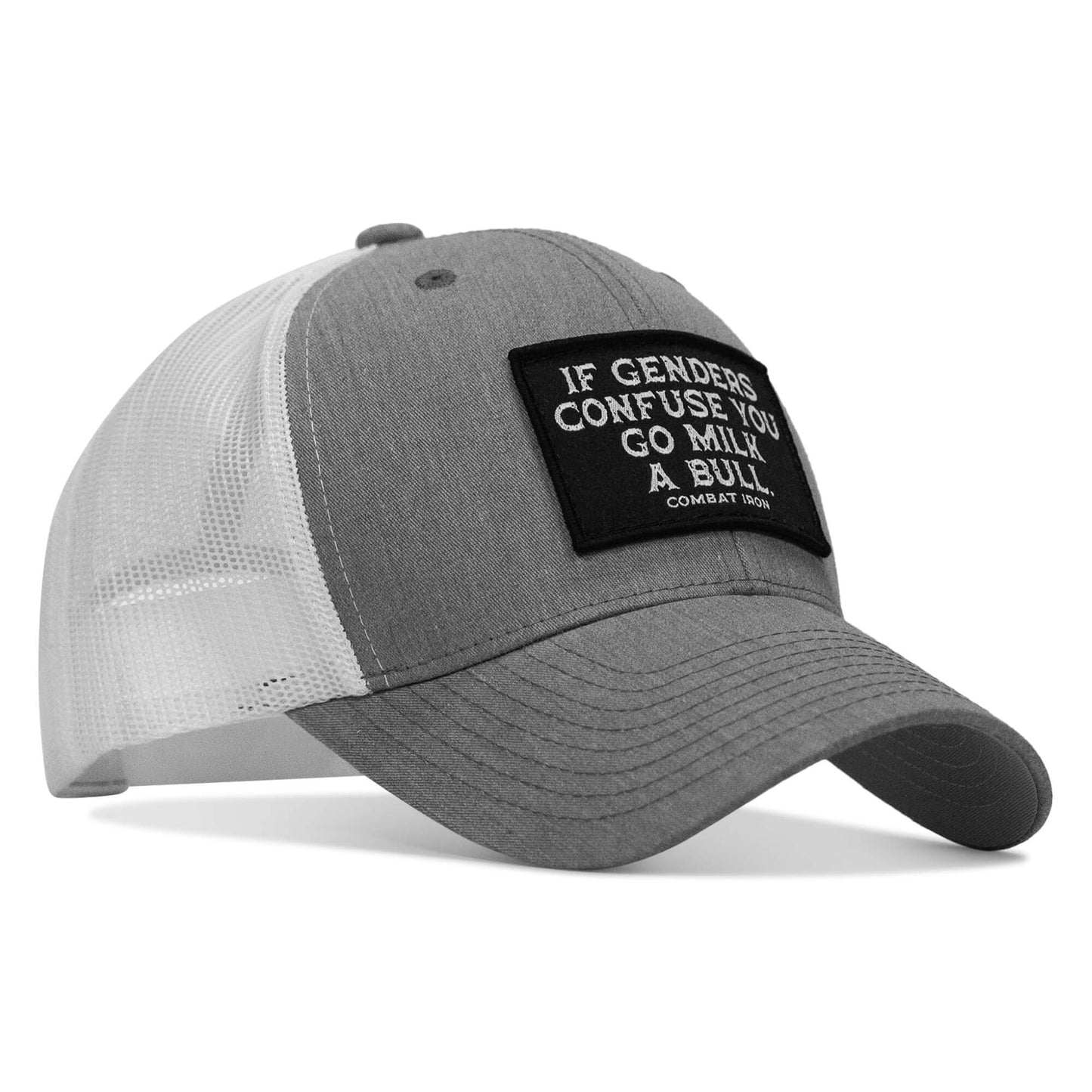 If Genders Confuse You, Go Milk A Bull Patch Snapback Hat