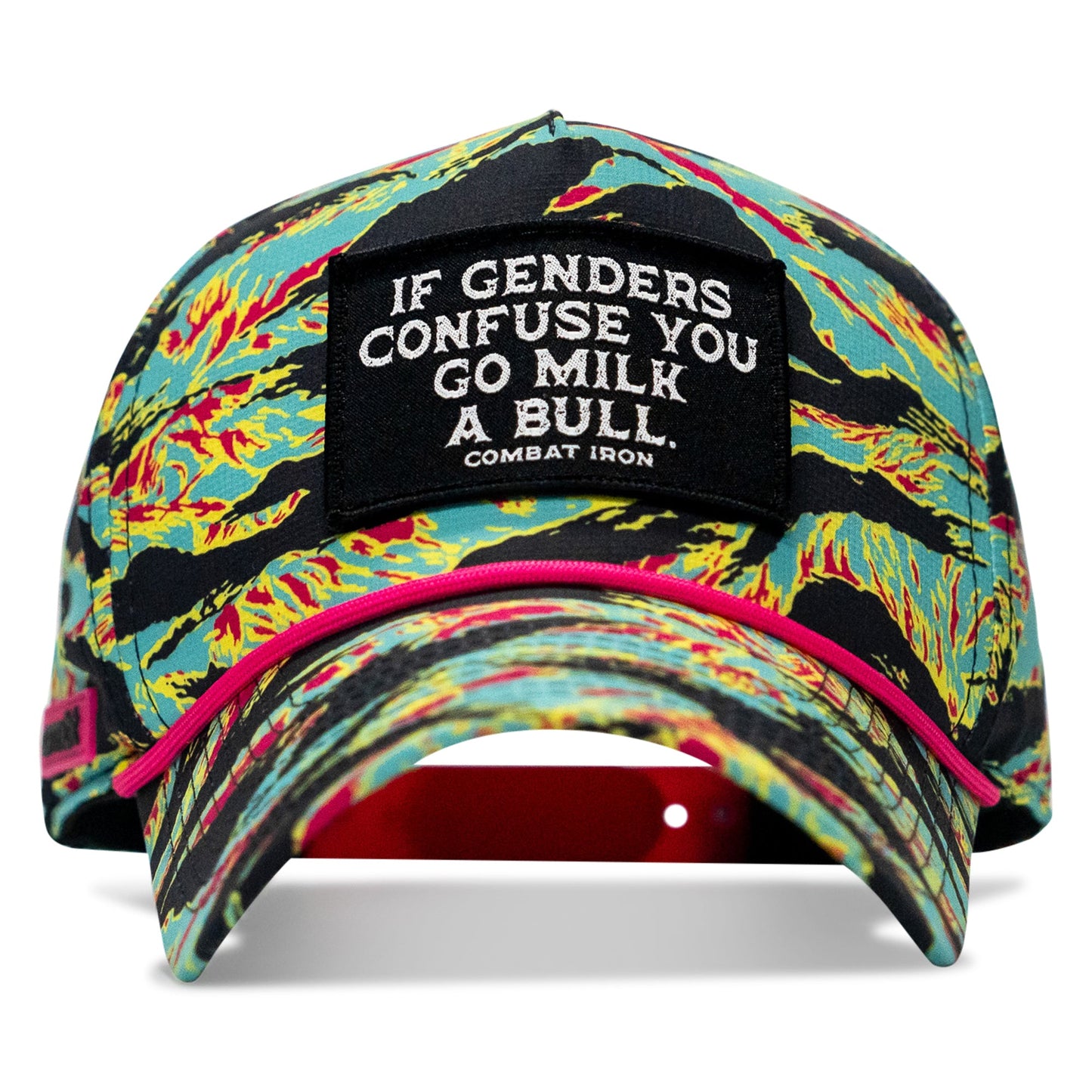If Genders Confuse You Go Milk A Bull Patch Weekender Snapback Hat