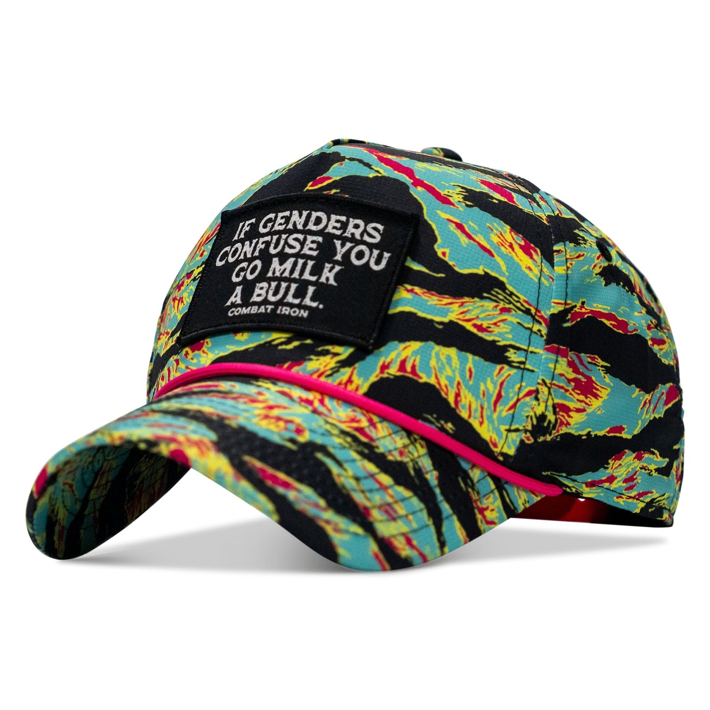 If Genders Confuse You Go Milk A Bull Patch Weekender Snapback Hat