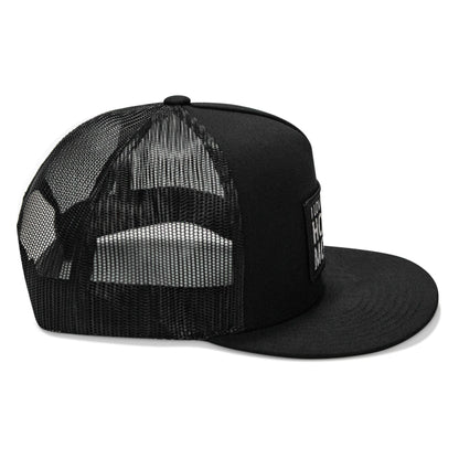 I Love Hot Moms Patch Flatbill Snapback Hat