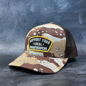 Support Your Local Paratroopers Patch Trucker Hat