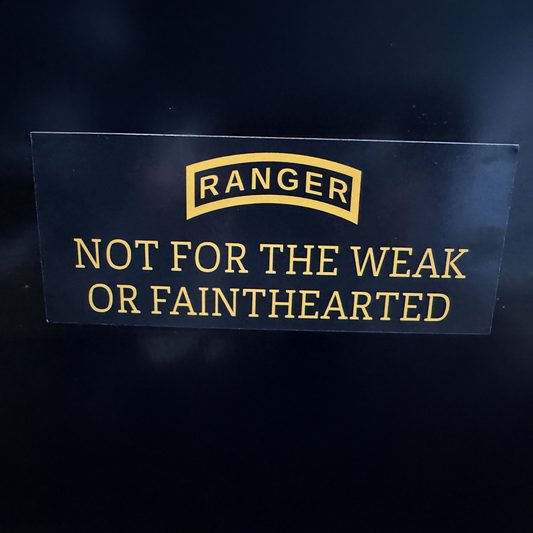 Rangers Not For The Weak Bumper Magnet