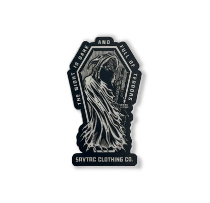 The Night Is Dark Sticker