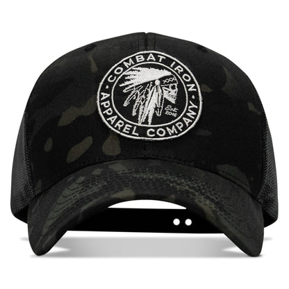 Indian Chief Skull Patch Snapback