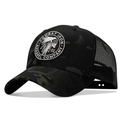 Indian Chief Skull Patch Snapback