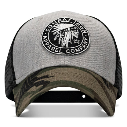 Indian Chief Skull Patch Snapback