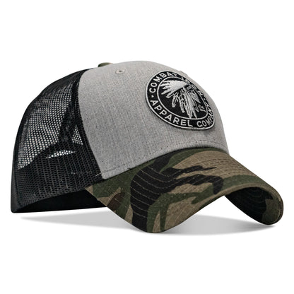 Indian Chief Skull Patch Snapback