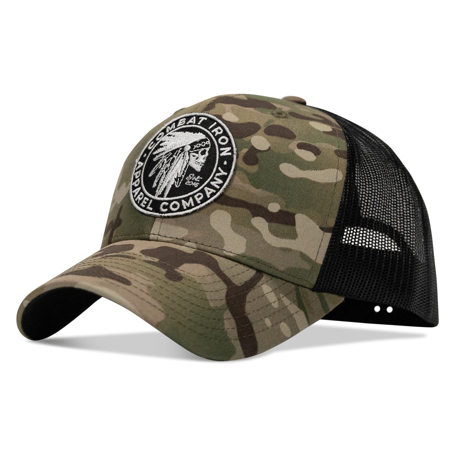 Indian Chief Skull Patch Snapback
