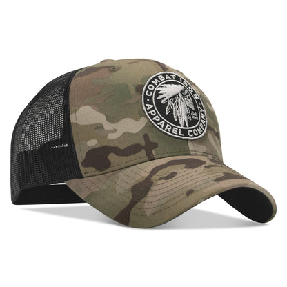 Indian Chief Skull Patch Snapback