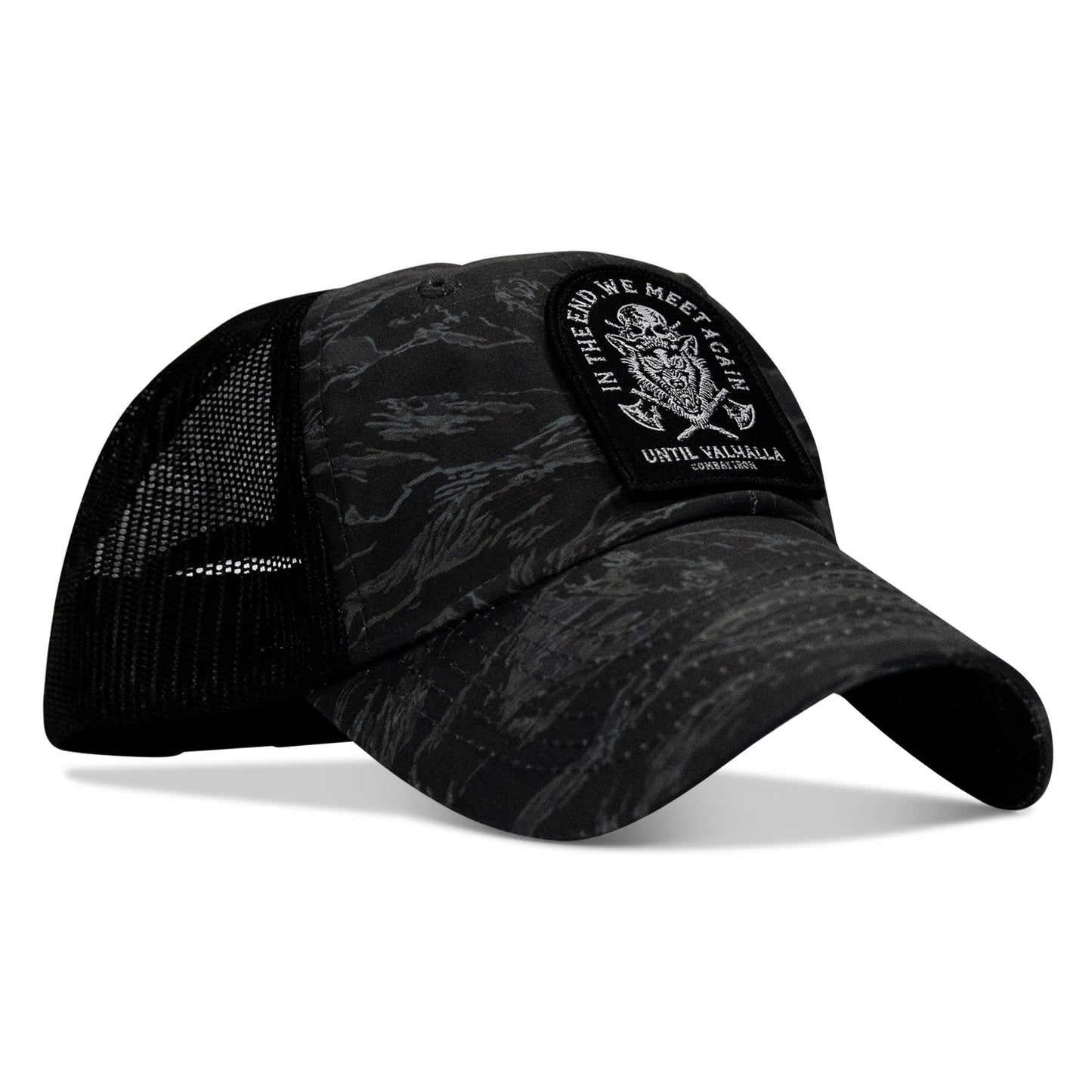 In The End, We Meet Again - Until Valhalla Patch Tactical Ripstop Mesh Snapback Hat