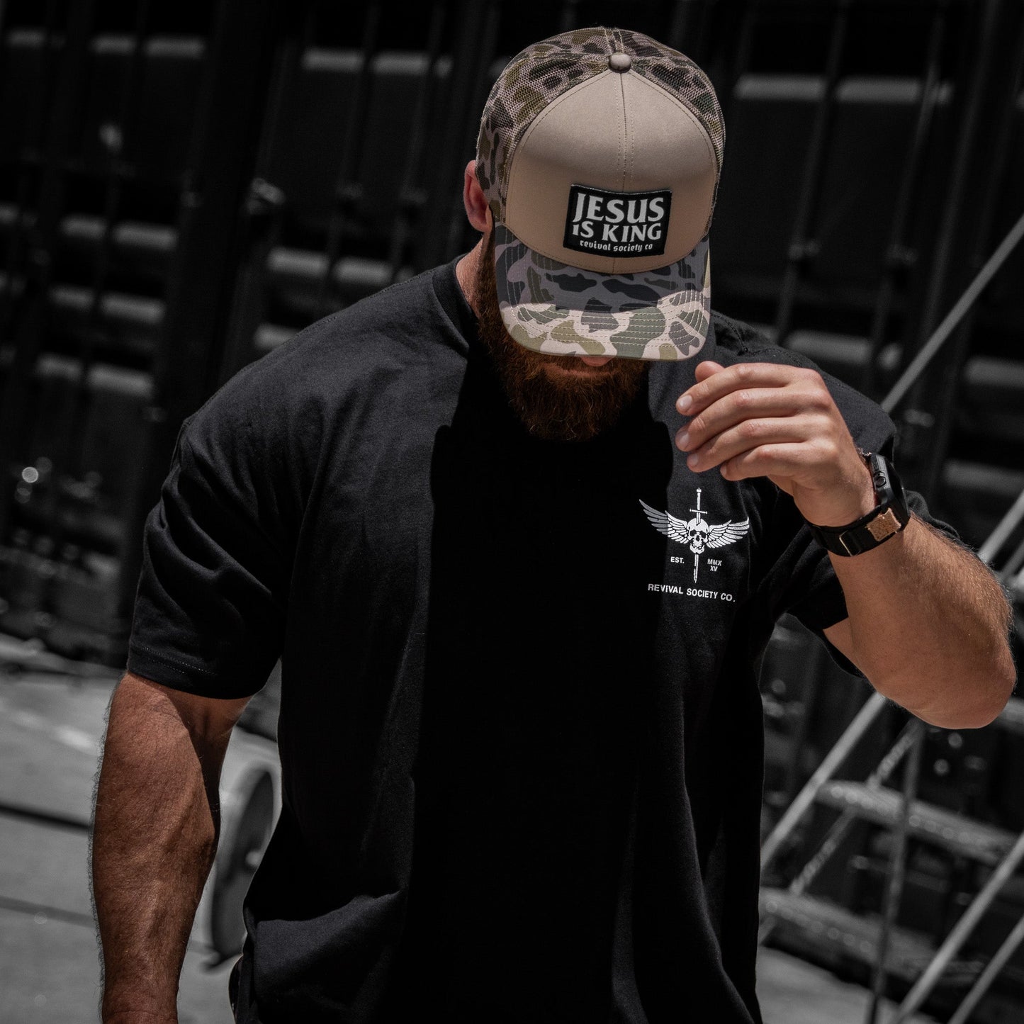 Jesus Is King Patch Snapback Hat