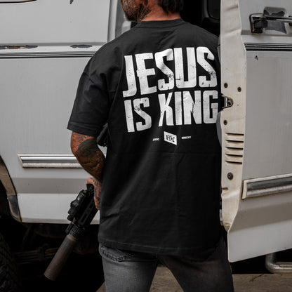 Jesus Is King Heavyweight Men's T-Shirt