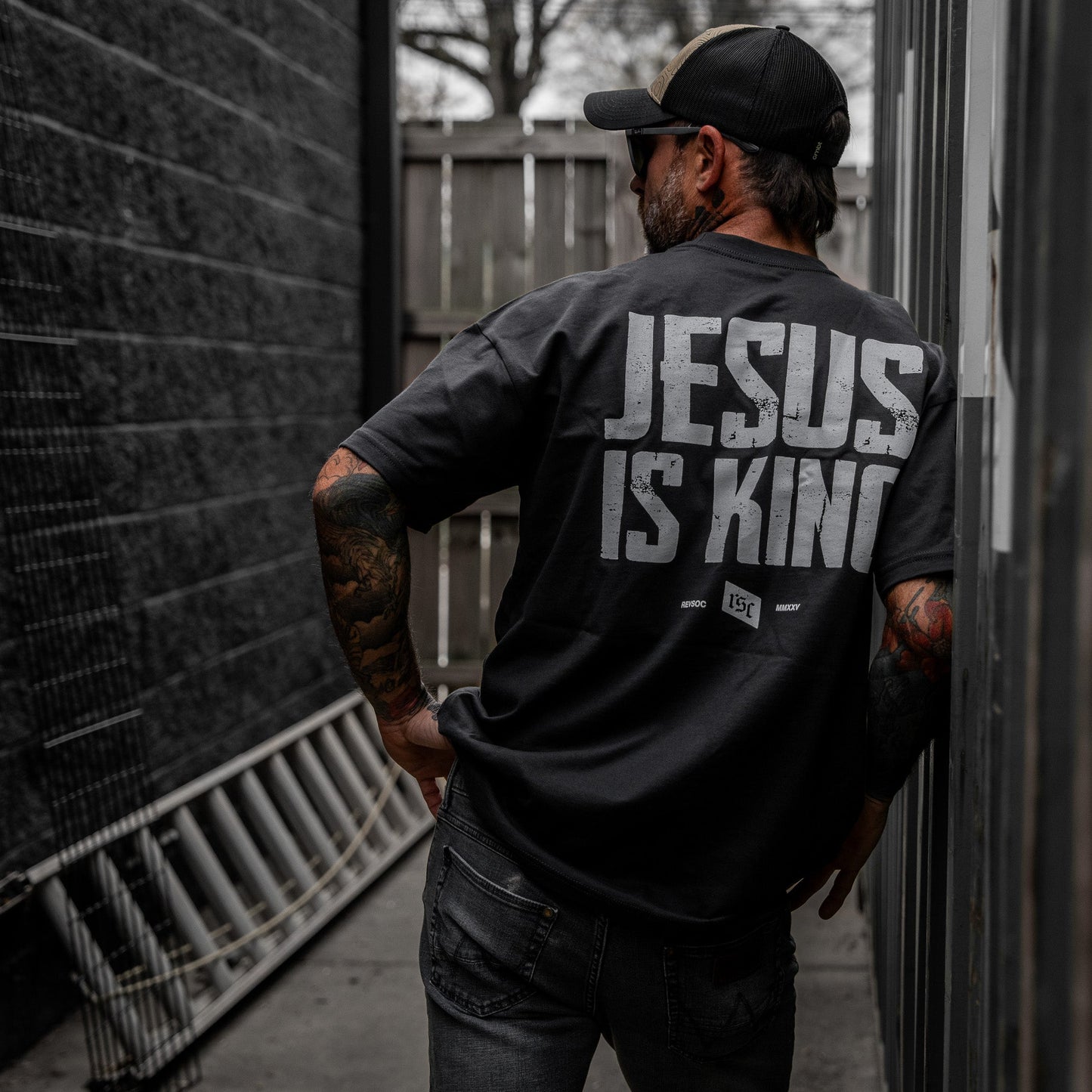 Jesus Is King Heavyweight Men's T-Shirt