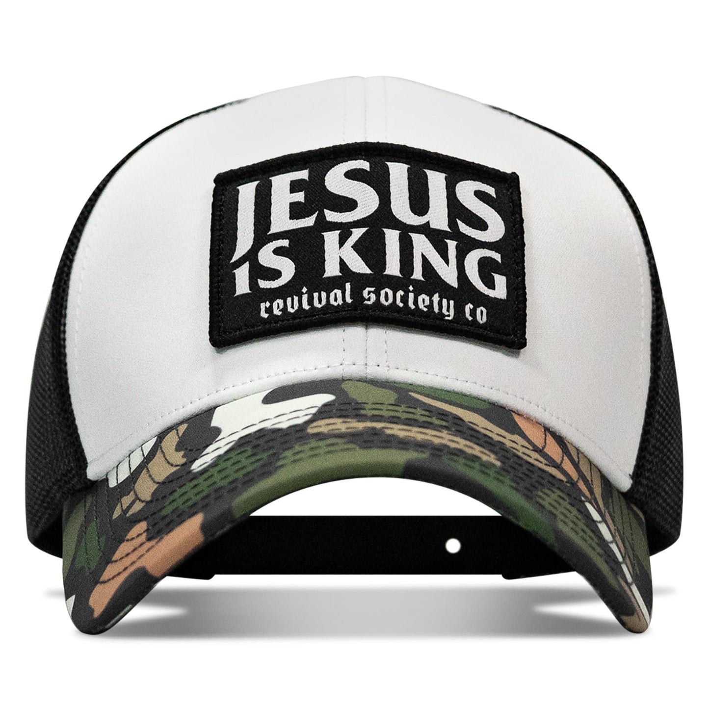 Jesus Is King Patch Snapback Hat