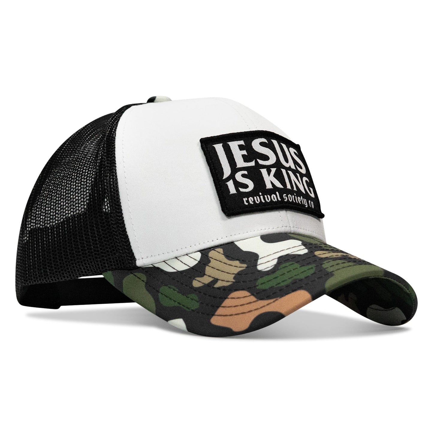 Jesus Is King Patch Snapback Hat