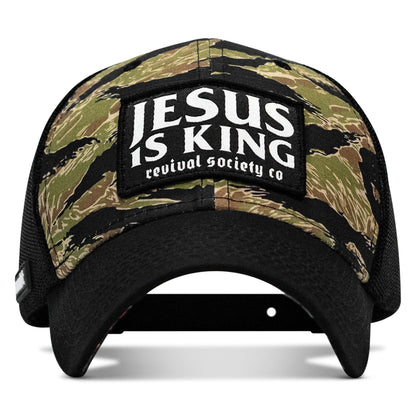 Jesus Is King Patch Original Ripstop Snapback Hat