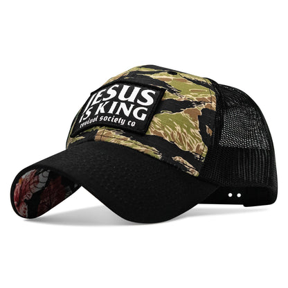 Jesus Is King Patch Original Ripstop Snapback Hat