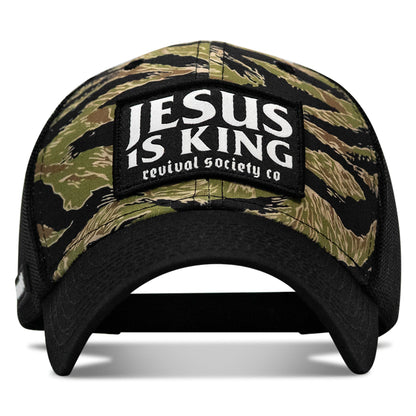 Jesus Is King Patch Original Ripstop Snapback Hat