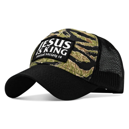 Jesus Is King Patch Original Ripstop Snapback Hat