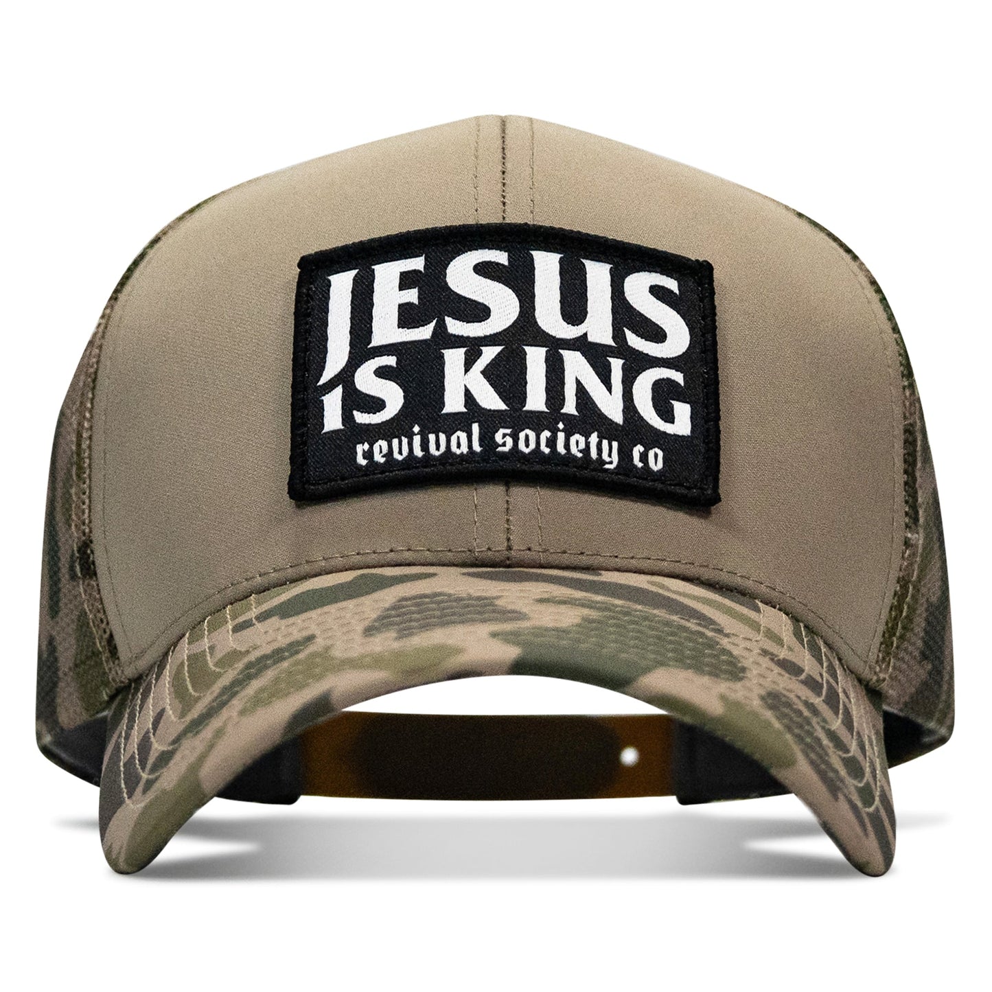 Jesus Is King Patch Snapback Hat