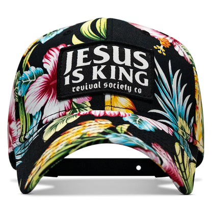 Jesus Is King Patch Snapback Hat