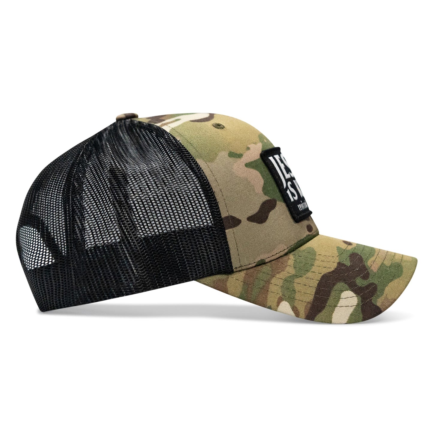 Jesus Is King Patch Snapback Hat