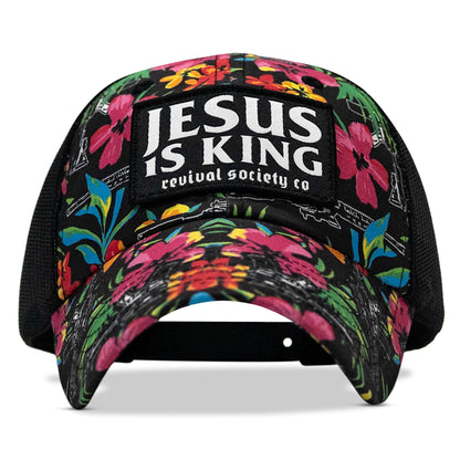 Jesus Is King Patch Tactical Ripstop Mesh Snapback Hat