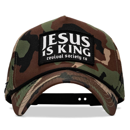 Jesus Is King Patch Weekender Snapback