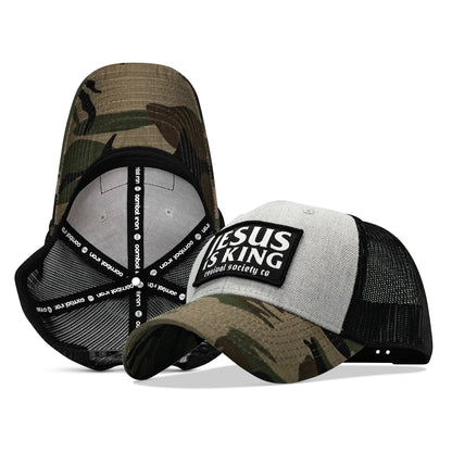 Jesus Is King Patch Original Ripstop Snapback Hat
