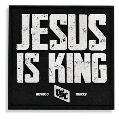 Jesus Is King PVC Patch