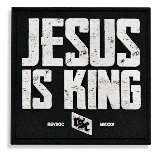 Jesus Is King PVC Patch