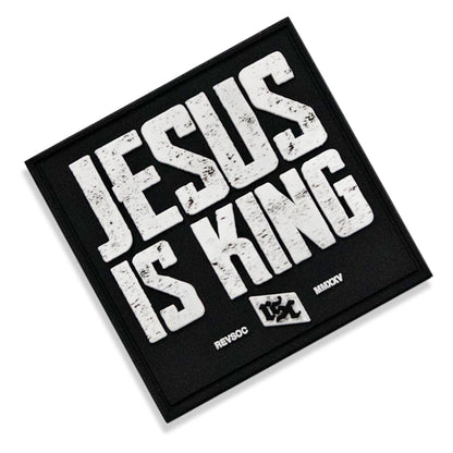 Jesus Is King PVC Patch