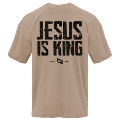 Jesus Is King Heavyweight Men's T-Shirt