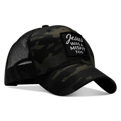 Jesus Was A Misfit Too Patch Snapback Hat