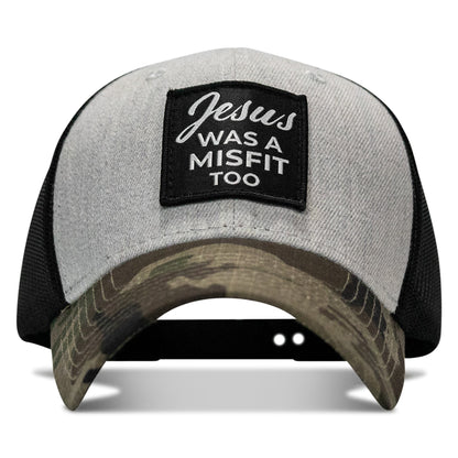 Jesus Was A Misfit Too Patch Snapback Hat