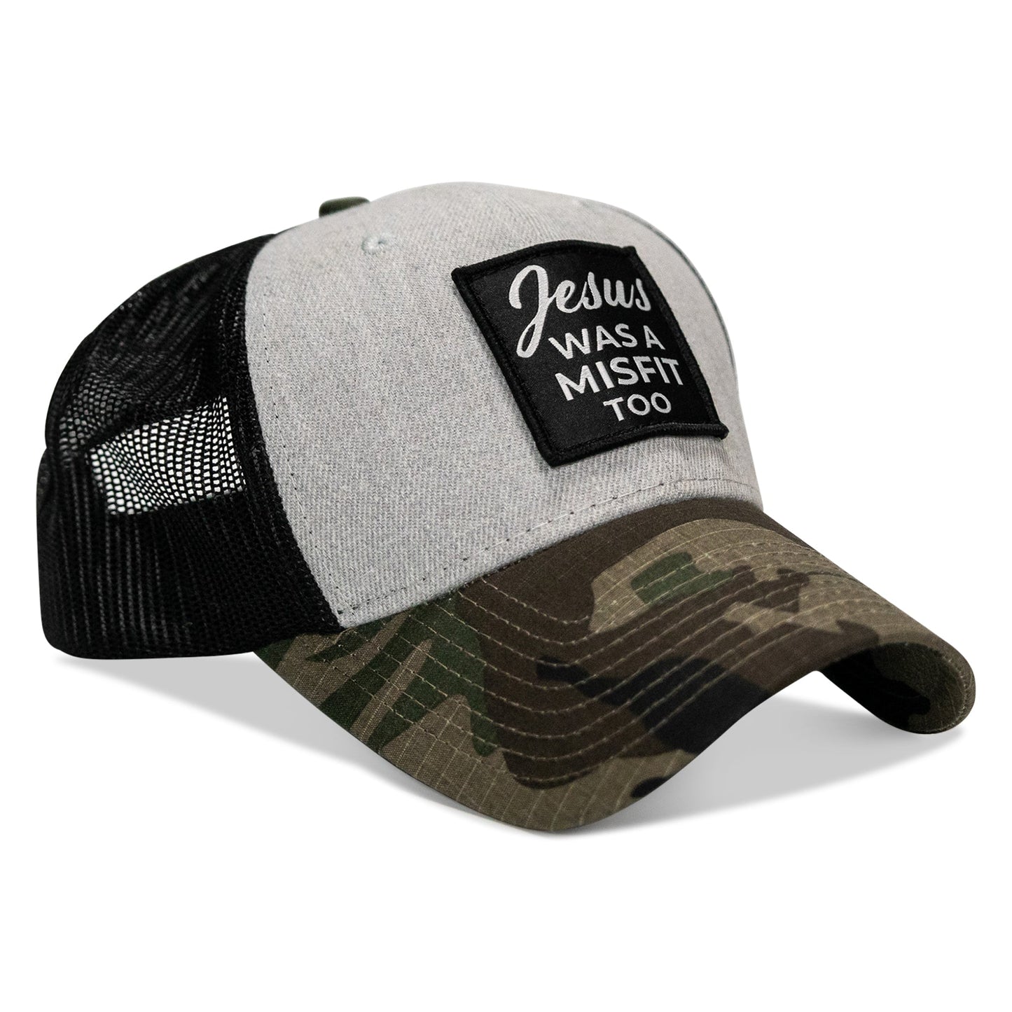 Jesus Was A Misfit Too Patch Snapback Hat